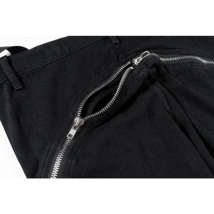 NOIR ZIP UP DENIM JEANS - FAITH IS WAR